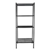 4 Tier Ladder Shelf Bookcase Storage Rack Metal Display Plant Stand Home Office