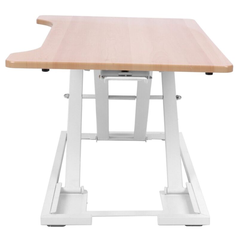 Height Adjustable Desk Converter Standing Up Work Station Sit-Stand Ea ...