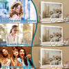Hollywood Cosmetic Mirror LED Light MakeUp Vanity Shaving Bath Round/Rectangular