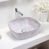 MULTI SHAPE BATHROOM CLOAKROOM COUNTERTOP CERAMIC BASIN SINK & POP UP WASTE SETS