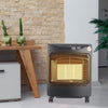 Infrared Cabinet Gas Heater Camping Caravan Ceramic Piezo Butane Heater