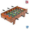 27" Foosball Table Football Game Soccer Family Play Fun Desk Wooden Free Stand
