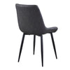 Dining Chairs Set of 2 Faux Leather Kitchen Chairs with Metal Legs Restaurants