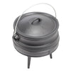 8L Cast Iron Potjie Pre-Seasoned Non-Stick African Pot Campfire Cooking Stew Pot