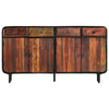 Sideboard Solid Reclaimed Wood 140x35x76 W5O9