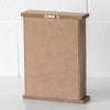 Wooden Rattan Wall Mounted 6 Key Hanger Storage Box Organiser Cabinet Holder