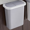 Cabinet Door Hanging Trash Can Waste Bin Plastic Garbage Basket Kitchen Office