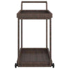 Bar Cart Poly Rattan Versatile and spacious Stable and robust with handle