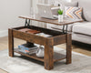 Coffee Table With Storage Lift Top Up Drawer Shelf Wooden Living Room Furniture
