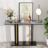 Modern 39in Console Table Living Room Entryway Table with Scratch-proof Foot Pad