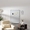 Double Sided Magnetic Whiteboard Aluminum Hanging Board W/ Magnets Pens & Eraser