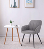 Kitchen Dining Chair with Arms and Backrest for Bedroom Living Room, Linen