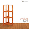 2/3/4 Tier Wooden Corner Shelf Rack Organizer Storage Stand Display Unit Home