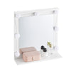 Mirrored Bathroom Cabinet LED White 1/2/3 Doors Mounted Cupboard Wall Mounted