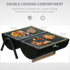 Portable Charcoal Barbecue Grill Garden Outdoor BBQ Cooking for Camping Picnic
