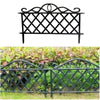 4/8/12pcs Garden Lawn Border Flexible Plastic Driveway Path Edging Picket Fence