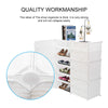 12Cubes Interlocking DIY Shoe Bookcase Organizer Rack Stand Storage Cabinet