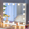 Hollywood Cosmetic Mirror LED Light MakeUp Vanity Shaving Bath Round/Rectangular