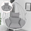 Garden Hanging Egg Chair Cushion Seat Pad In/Outdoor Swing Egg Chair Mat Pillow