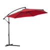 3M Banana Parasol Cantilever Umbrella Adjustable Garden Ourdoor Patio w/ Base
