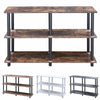 3 Tier 120CM Wood Bookcase Storage Shelving Unit Display Stand Shelf Office Home