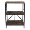 Industrial 3 Tiers Trolley Cart Kitchen Living Room Storage Shelf Rack Organiser