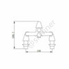 Modern Bathroom Chrome Sink Bath Filler Tap Shower Mixer Taps with Handset Hose
