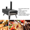 12in Outdoor Garden Pizza Oven Charcoal BBQ Grill Freestanding w/ Chimney UK