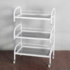 Glass Trolley Shelves 3-layer beauty frame Toughened Shelves Hair Beauty Salon