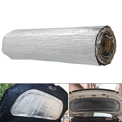 Aluminum Foil Thermal Mat Roll Heat Insulation Deadener Foam Shed Pad - Stick On