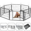Large 6/8Panel Pet Dog Cat Playpen Tent Heavy Duty Fence Kennel Cage Crate Fence