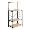 4-Tier Wooden Kitchen Microwave Oven Bakers Rack Stand Shelf Storage Organiser