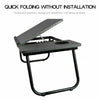 Foldable Laptop Table Portable Adjustable LapTray Desk Notebook Sofa Bed Stand