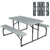 Foldable Picnic Table Bench Set Outdoor Garden Camping Furniture Gathering/Part
