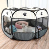 S/M/L Pop-up Pet Tent Portable Pet Fence Dog Cat Pen Fabric Kennel Cage Crate