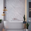 Grey Marble Matte Bathroom Ceiling Panels Kitchen Cladding PVC Shower Wet Wall