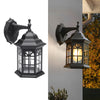 Front Porch Vintage Wall Lantern Black Wall Sconce Outdoor Lighting Lamp Garden