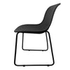 Set of 4 Dining Chairs Plastic Modern Ergonomic Designer Chair Kitchen Office