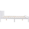 Wooden Bed frame Single Double Bed with Storage Drawers Kids Adults White Grey