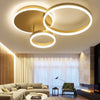 Modern Lamp 3/5 Ring LED Ceiling Light Chandelier Lights Living Room Dining Room