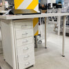6 Drawer Locking Office Filing Cabinet w/Wheels Rolling Storage Nightstand Table