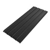 Mondeer 12 PCS Roof Sheets Corrugated Profile Galvanized Metal Sheet Panel Black