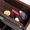 Dressing Table with Drawers, Mirror Stool Set Makeup Desk Vanity Table Bedroom