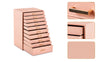 Pink 10 Layers Jewellery Boxes Storage Drawer Cabinet Earing Necklace Organizer
