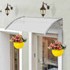 Door Canopy Awning Shelter Front Back Outdoor Porch Patio Window Roof Rain Cover