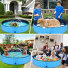 Foldable Dog Pool Collapsible Hard PVC Pet Dog Swimming Bath Tub Pet Wading Pool