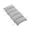Grey High Back Seat Chair Pad Cushion Garden Seat Pads Pillow Outdoor&Indoor UK