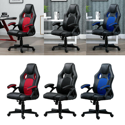 Gaming Chairs Computer Work Chairs with Tilt Function Home Office Swivel 3 Color