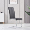 Grey Dining Table And 4 Chairs Dining Room Wood kitchen table and Leather chairs