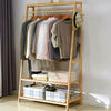 Bamboo Coat Clothes Rack Stand Shelf Shoe Box Holder Apartment Bedroom Dressroom